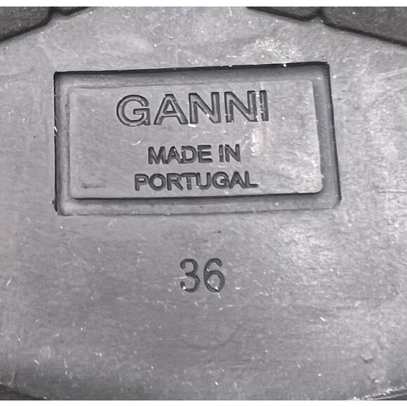 Ganni Black Walking Boot with Sherpa Lining NWOB Size 36 - Picture 12 of 13